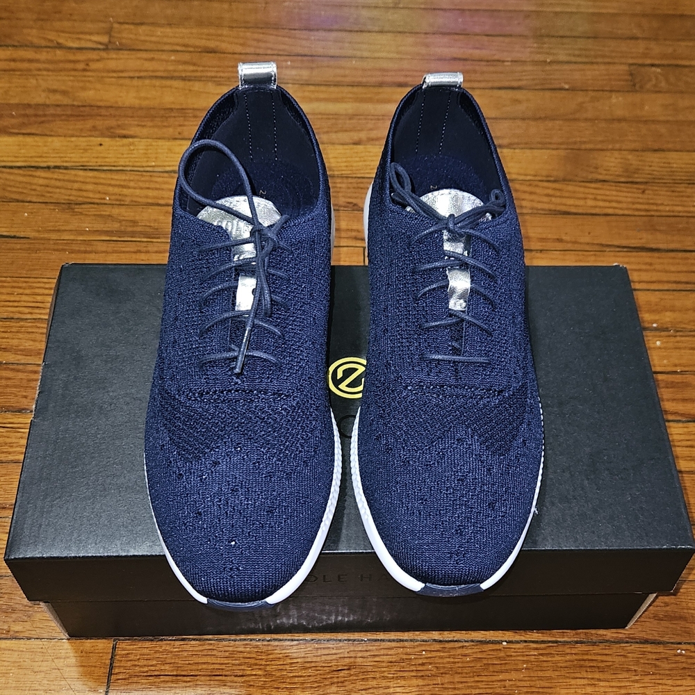 Cole Haan Women's Navy Knit Flats
